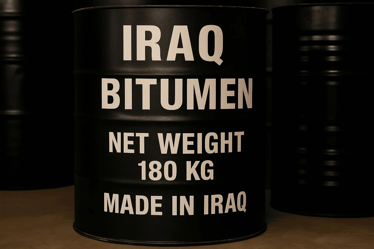 Glossy liquid bitumen close-up